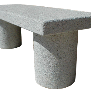 Banc Granit, pieds ronds