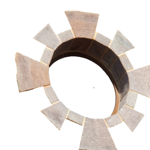 Oeil de bœuf Schiste mauve