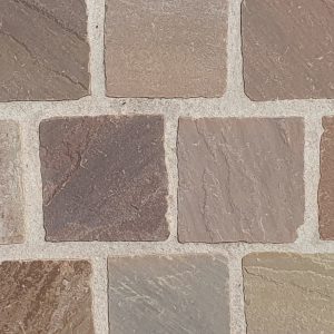 Pavés Grès multicolore