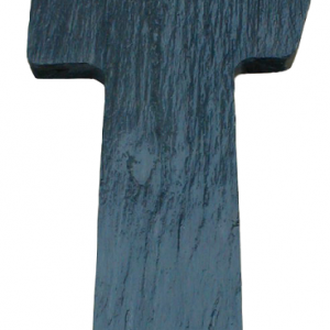 Croix Schiste bleu-noir